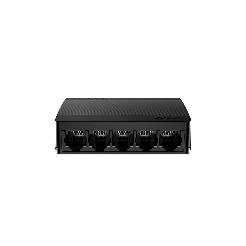 Tenda 5-Port Gigabit Ethernet Unmanaged Switch, 1000 Mbps, Black (SG105M) image 1
