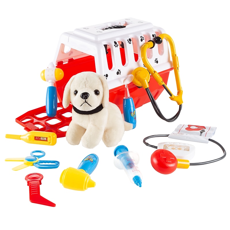 Hey! Play! Kids Veterinary Set, Multicolored, 11/Set (80-YF-1510Z332) image 1