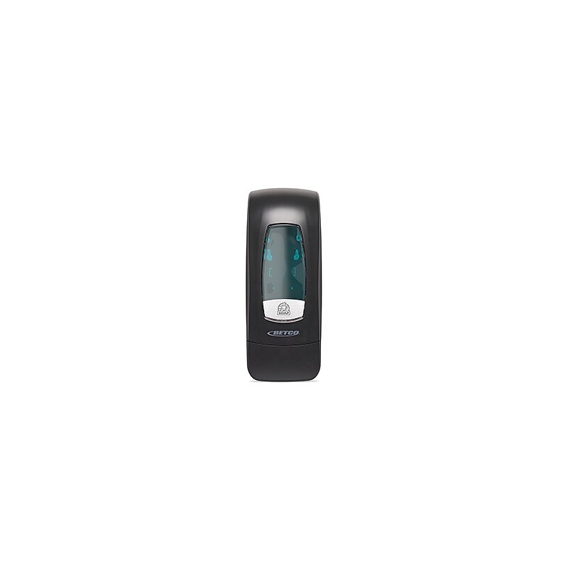 Clario C3 Wall Mounted Hand Soap/Hand Sanitizer Dispenser, Black, 6/Carton (9302100) image 1