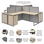Bush Business Furniture Easy Office 4 Person L Cubicle Desk w/ Drawers, Natural Elm (EOD760SNE-03K)~#|#~A0639368-C93F-4F12-A966631BD0969CB8_sc7