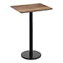 Flash Furniture TopGuard Rectangle Wood Dining Table with Round Base, 30" x 24", Natural/Black Base (ST2430NATTR18B)~#|#~A064FCA8-2B1D-47B9-A54B50517C583A3A_sc7