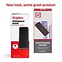 Staples Whiteboard Eraser, Black (ST63646)~#|#~A0660663-D068-4BB5-844ED622D34B1BF9_sc7