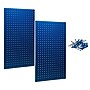 Triton Products Locboard 24" x 42" x 9/16" Steel Square Hole Pegboards, Set of 2 (LB2-B)~#|#~A068176F-86DF-4199-96468D95BB094D3D_sc7
