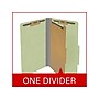 Medical Arts Press Pressboard Classification Folder, 1 Divider, 2" Expansion, Legal Size, Peridot Green, 10/Box~#|#~A06A81CF-1808-4C87-B1DBB9488259881F_sc7