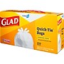 Glad Quick-Tie Tall Kitchen Trash Bags, 13 Gallon, 200/Box (15931)~#|#~A06D1ACF-6A1A-49FC-B884E14AB4DC3A43_sc7
