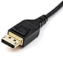StarTech.com 6.6ft Mini DisplayPort (mDP) to DisplayPort (DP) Cable Adapter, 8K 60Hz Audio/Video Cord, M/M, Black (DP14MDPMM2MB)~#|#~A06FBF0F-542A-4F35-96FCD347EEEF3051_sc7