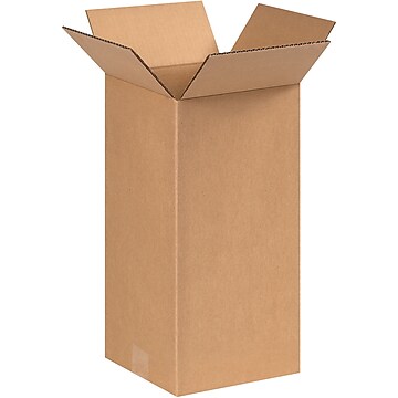 Box USA Heavy-Duty Shipping Boxes – 24x12x4 Inch Corrugated Cardboard, Pack Of 25