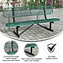 Flash Furniture Sigrid Steel 3-Seat Outdoor Bench, Green (SLFAG4HUT2H48LG)~#|#~A07260D5-46C5-473B-99AA550019AD48DC_sc7