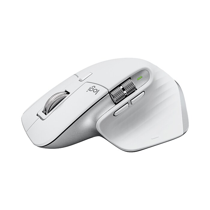 Logitech MX Master 3S Wireless Ergonomic Optical Mouse, Pale Gray (910-006558) | Staples Logitech MX Master 3S Wireless Ergonomic Optical Mouse, Pale Gray (910-006558) | Staples