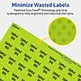 Avery Laser/Inkjet Multipurpose Square Labels, 0.75" x 0.75", Bright Green, 3200/Pack (94102)~#|#~A0763576-3E42-4987-B1E636E0EBB4774B_sc7