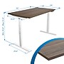 Mount-It! Ultimate Dual Motor 55"W Electric Rectangular Adjustable Standing Desk, Adrift/White (MI-18076)~#|#~A077463D-B30C-4E49-B26CF8C73ED2DE3D_sc7