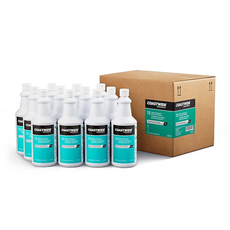 Coastwide Professional™ Restroom Cleaner Creme Cleanser, Ready To Use, Mint Scent, 32 Oz., 12/Carton  (CW072RU32-ACT) image 1