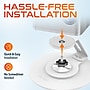 Delton 12D Projector Stand with 360° Rotating Base, White (DPS12D)~#|#~A07B0742-6355-422E-8C3A582332C8BFCD_sc7