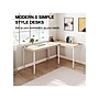 Eureka Ergonomic 47"W Writing Desk, White Woodgrain (CD012)~#|#~A07EA492-2AC9-43B2-BD4C7E2CD3E47E9A_sc7