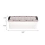 Iris 5.8 Quart Stack and Pull Plastic Latching Storage Bin, Clear (500208)~#|#~A07EFA2C-7EC6-417B-958DFE80DFDD446B_sc7