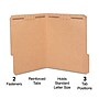 Staples® Reinforced Classification Folder, 2" Expansion, Letter Size, Kraft, 50/Box (ST831123/831123)~#|#~A080863D-9EBD-4201-94609EC1154F5B05_sc7