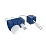 Function101 Cable Blocks, Magnetic Cable Organizers, Blue, 3/Pack (F101-CBXL3)~#|#~A080FD1E-2076-4982-9022F45337D9AF31_sc7