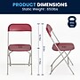 Flash Furniture HERCULES Plastic Folding Chair, Red, 6/Pack (6LEL3RED)~#|#~A084F5AD-190C-43F6-94188192D7902162_sc7