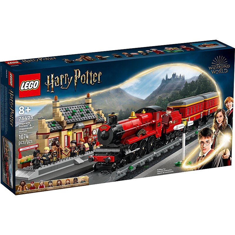 LEGO Harry Potter Hogwarts Express Train Set & Hogsmeade Station Building Set (76423) image 1