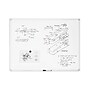 U Brands Magnetic Porcelain Dry-Erase Whiteboard, Aluminum Frame, 4' x 3' (4900U00-01)~#|#~A08BCB45-2A8F-4D1A-B89E2301FBEA893B_sc7