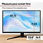 Staples TECH Anti-Glare Privacy Filter for 23.8" Widescreen Monitor (16:9) (ST62135-CC)~#|#~A08BFE39-35A6-4B95-B23632FB1230192B_sc7