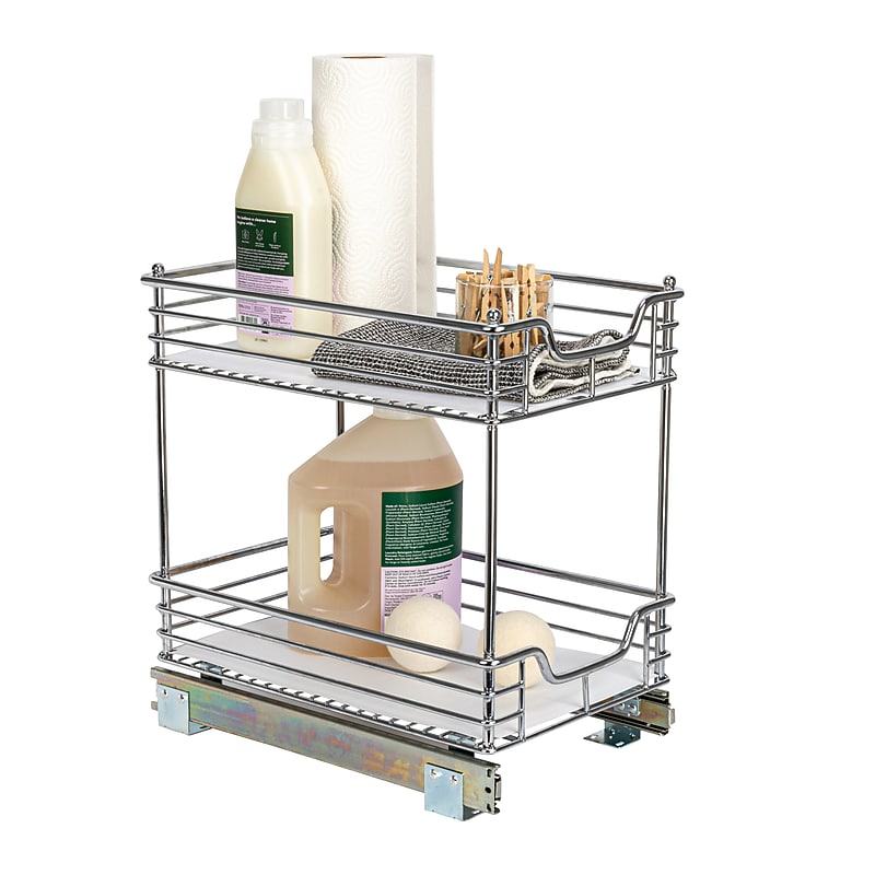 Household Essentials Glidez Metal Organizers, Chrome (62727-1) image 1