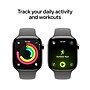 Apple Watch Series 11 GPS + Cellular Smartwatch, 46mm, Natural Titanium Case, Stone Gray Sport Band, Small/Medium (MFCW4LW/A)~#|#~A08DFF8F-3B8A-4666-A8B5959731AAB5E0_sc7