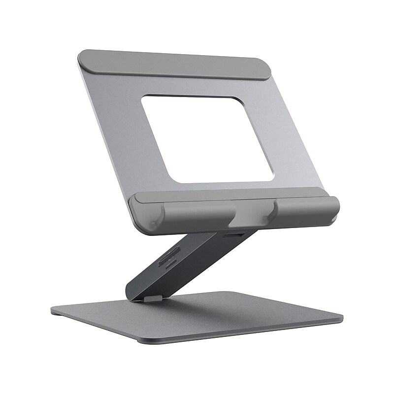 M-Edge Mainframe Adjustable iPad Hub Stand, Silver (TB1-MF-AL-GY) image 1