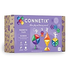 CONNETIX Pack Créatif Arc-en-ciel, 102 pièces