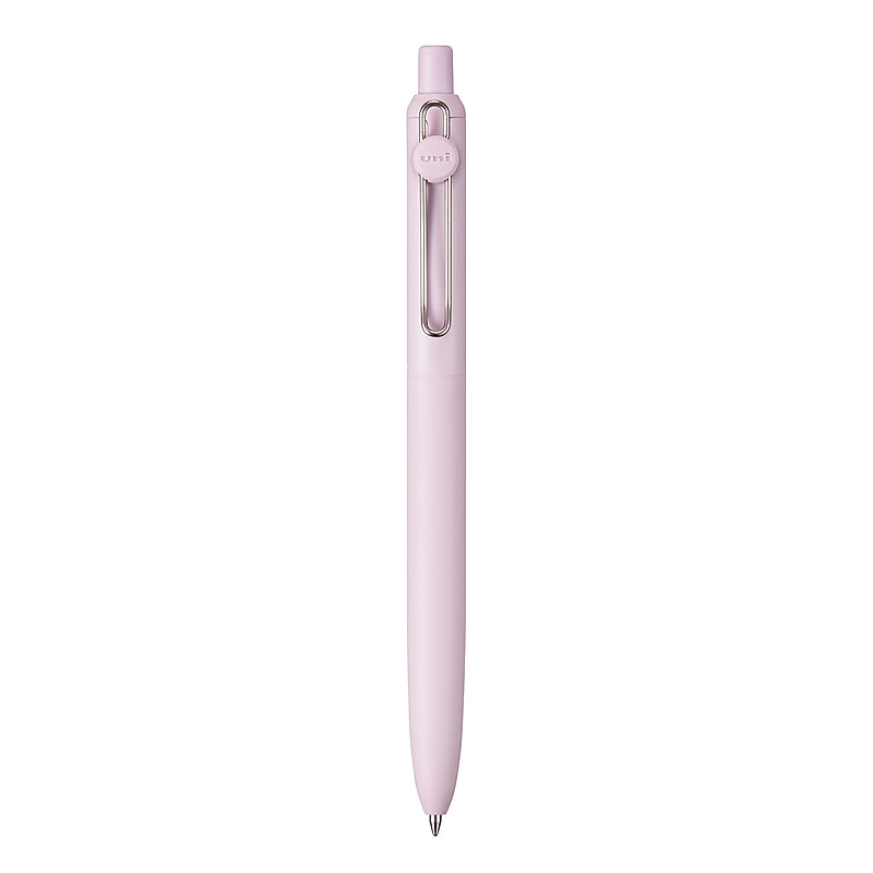 uni-ball Zento Lavender Retractable Gel Pen, Medium Point, 0.7mm, Black Ink (70946) image 1