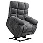 FlexiSpot Chenille Power Lift Recliner, Gray (XL6F-Cloud-DG)~#|#~A095DCBE-9216-4EAA-87A66A9BB4B79458_sc7