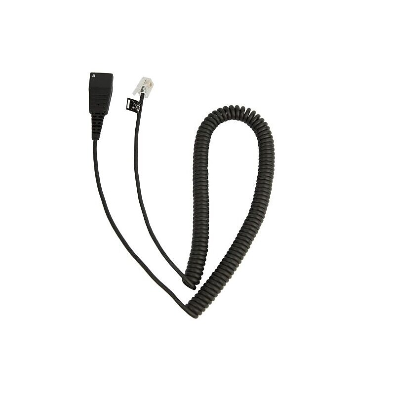 Jabra 6.6' Headset Cables for Quick Disconnect to RJ-10 ( 8800-01-37) image 1