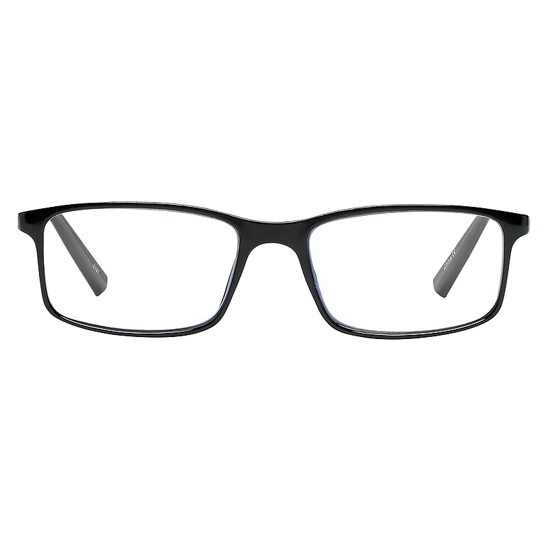 SAV Optitek Blue Light +2.00 Reading Glasses, Black (E7259) image 1