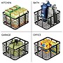 mDesign Steel Organizer, Matte Black (25940) ~#|#~A09FB2AC-7842-4198-B545F1859EF30236_sc7