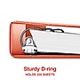 Staples 1" 3-Ring View Binder, D-Ring, Orange (26436-CC)~#|#~A0A0DF4E-6188-457C-81B69DC4B4DCF591_sc7