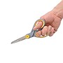 Westcott Titanium Bonded 8" Titanium Heavy Duty General Purpose Scissor, Pointed Tip, Gray/Yellow, 2/Pack (13901)~#|#~A0A6E1F3-7123-4837-AB0A3D848B4BD665_sc7
