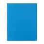 Staples Matte 2-Pocket Plastic Portfolio Folder with Fasteners, Blue (ST55477-CC)~#|#~A0A7D7D1-5AF0-42DE-BD1055EF1B62FD7F_sc7
