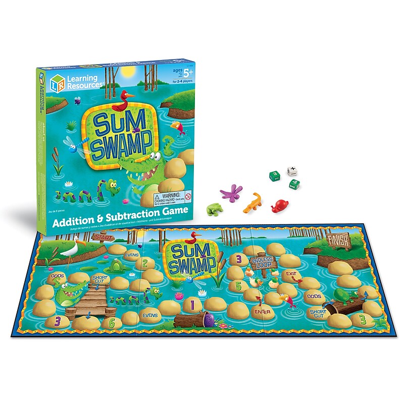 Learning Resources "Sum Swamp Addition and Subtraction" Game (LER5052) image 1