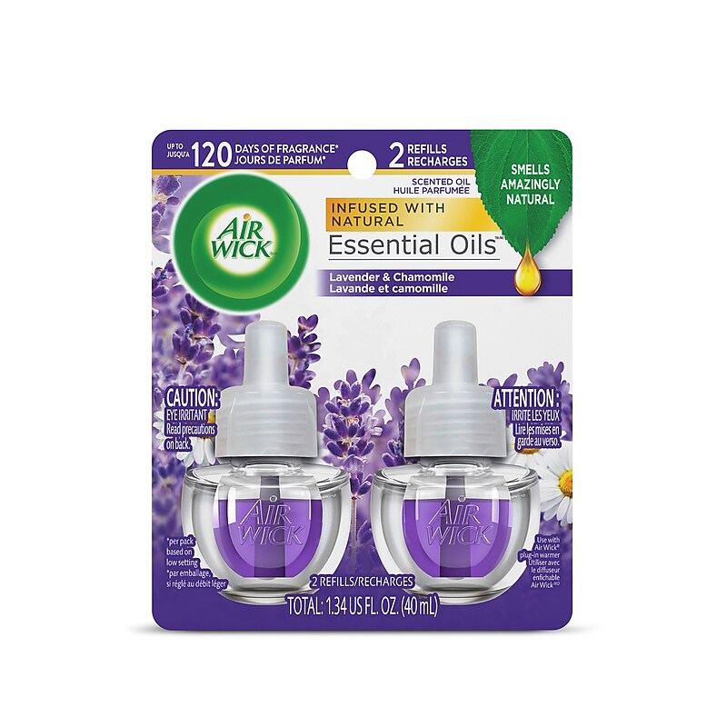Air Wick Scented Oil, Lavender & Chamomile, 2/Pack (6233878473) image 1