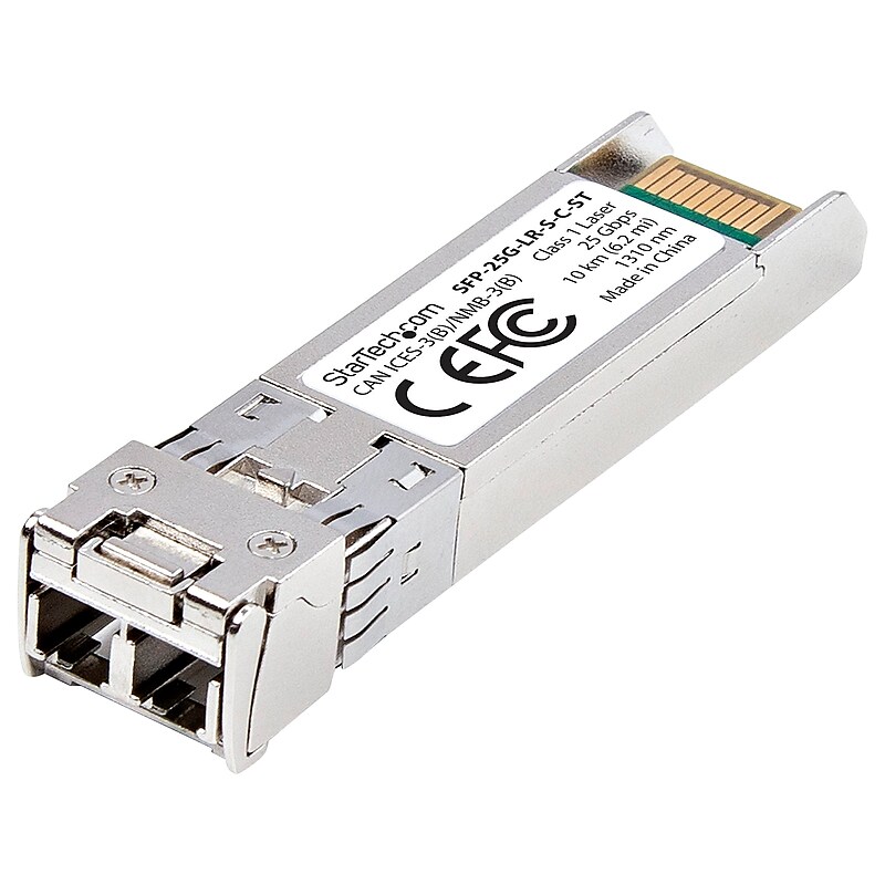 StarTech Multi Mode Cisco Transceiver Module, 25 Gbps (SFP-25G-SR-S-C-ST) image 1
