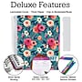 2027 Excello Brands 10.3" x 12.3" Weekly & Monthly Standard Planner, Paperboard Cover, Teal Floral (DLX-CY27-0017)~#|#~A0AEE781-BBED-49AF-AD795FC381B3437F_sc7