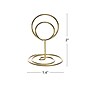 Global Printed Products Card Holder, Table Top/Countertop, Gold Metal, 20/Pack (WRHLDR-GLD)~#|#~A0B5DFC9-02B0-4323-A38D791F99E05783_sc7