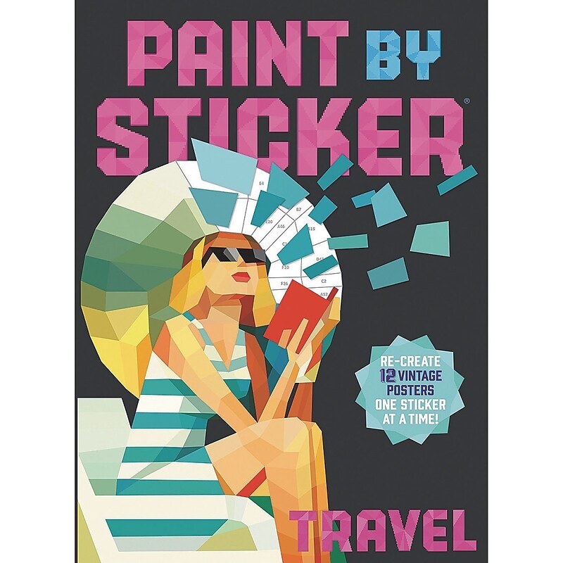 Workman Paint by Sticker Travel Activity Book (PS1434) image 1