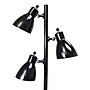Creekwood Home Essentix 64" Metal 3 Light Floor Lamp with Adjustable Cone Shades (CWF-3002-BK)~#|#~A0B7AD3C-38AA-4D91-BF1F0B4F073947F4_sc7