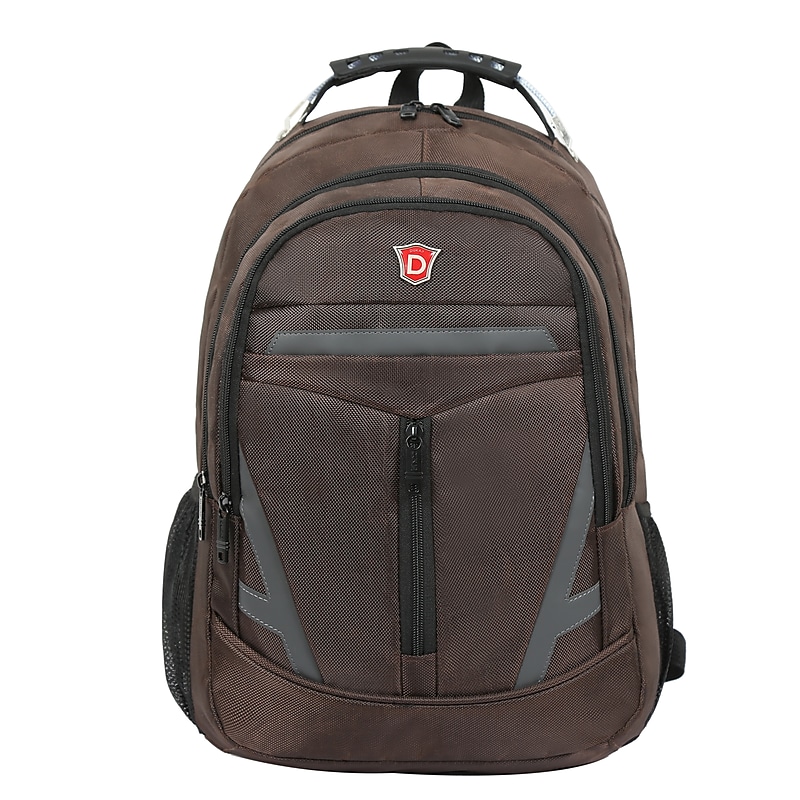 DUKAP EMINENT Laptop Compatible Backpack, Large, Brown (BDK-EMI-BRO) image 1