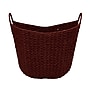 Household Essentials Woven Storage Wicker Basket with Handles, Red (ML-4124)~#|#~A0BA3BE5-B01F-47EA-8763D26F08436E51_sc7