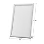 Staples Poster Holder, 11" x 17", Silver Aluminum (28072)~#|#~A0BBF3EA-073C-407D-BE191D1B46DE8C44_sc7