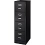Staples Commercial 4-Drawer Vertical File Cabinet, Locking, Letter, Black, 22"D (22337D)~#|#~A0C01F10-6186-46DF-8011833305BD4777_sc7