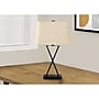 Monarch Specialties Inc. Incandescent Table Lamp, Matte Black/Beige (I 9638)~#|#~A0C0F849-5635-42F3-810743DE314A1B93_sc7