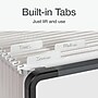Pendaflex Standard Reinforced Hanging File Folder, 6-Tab, Letter, White, 20/Box (1006985)~#|#~A0C7CF6B-A5F6-4CCF-A56FC0A36BDF7770_sc7